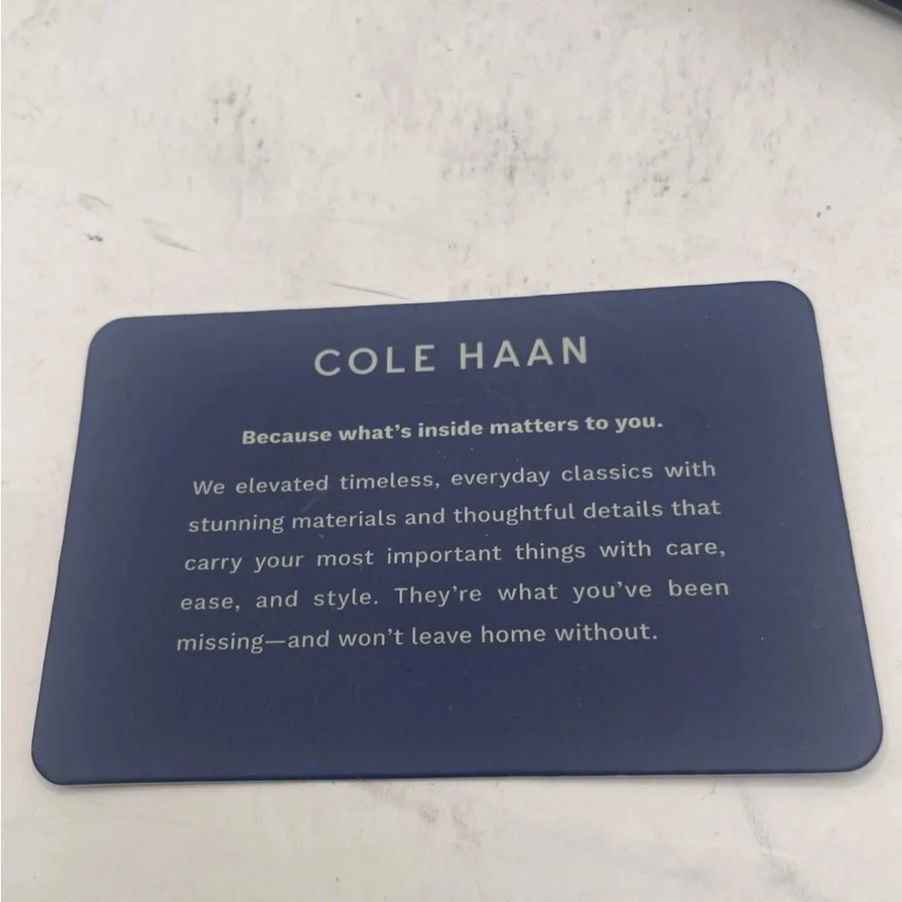 Cole Haan Midnight Leather Wallet